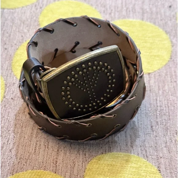 Brown Peace Belt - Picture 2 of 6